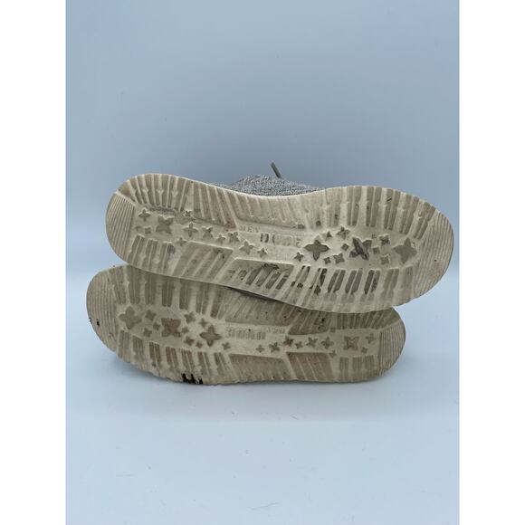 Hey Dude Wendy Linen Shoes Womens Sz 8 Gray Lightweight Casual Slip-On Sneakers - Picture 6 of 7